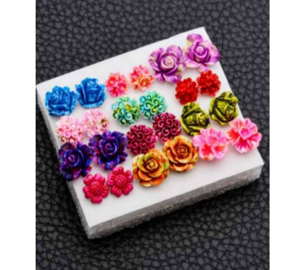 12 Pairs Earring Set For Women