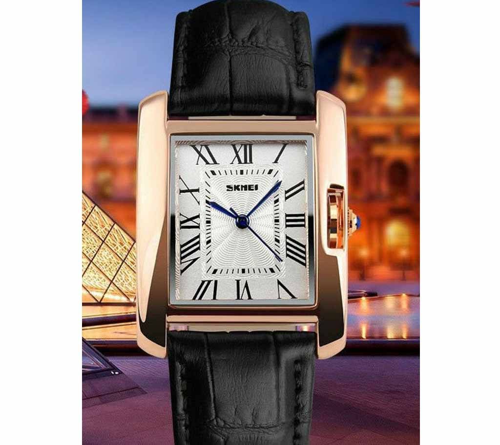 SKMEI 1085 Women Quartz Watch Leather Strap