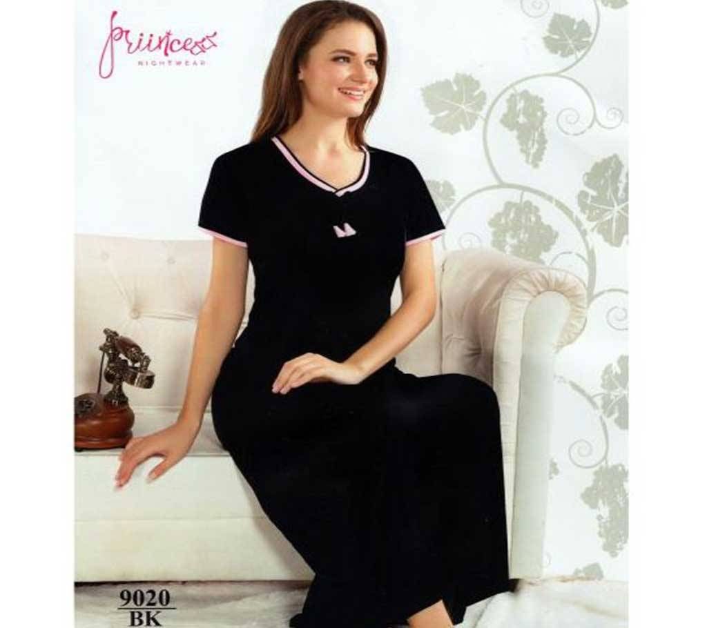 Fashionable One Part Nighty-9020 BK