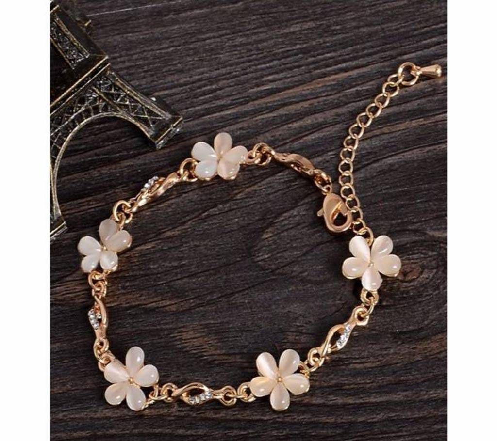 Fashion Plant Armbanden Flower Crystal Charm Bracelets