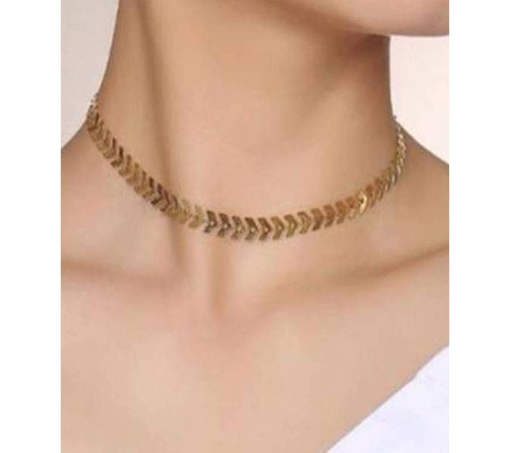 Arrow Links Choker Necklaces for Women