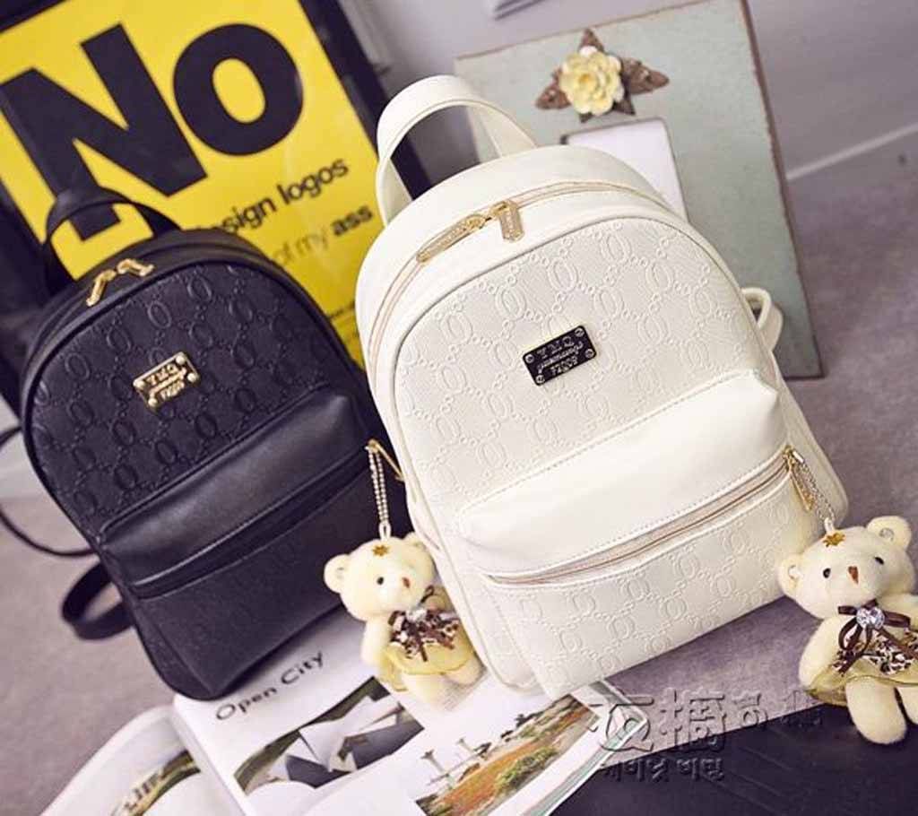 2 in 1 female Korean Backpack