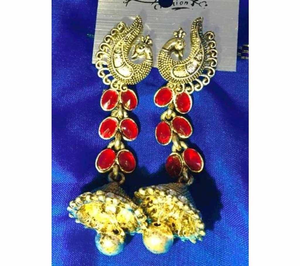 Red Jhumka