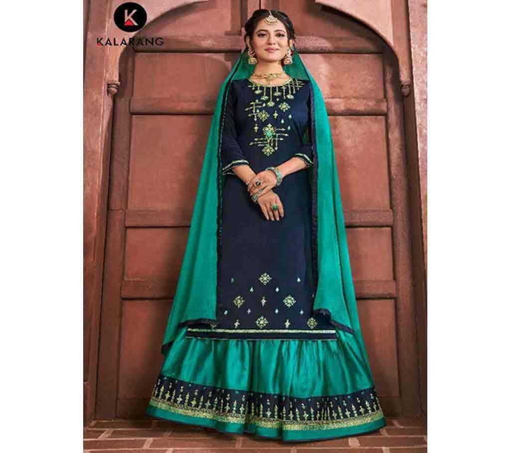Kessi Kalarang Blossom Unstitched Cotton 3Pcs-1163