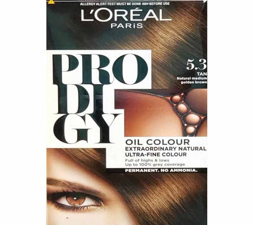 LOreal Paris Hair Color 5.3 Tan Natural Medium Golden Brown-322g-France