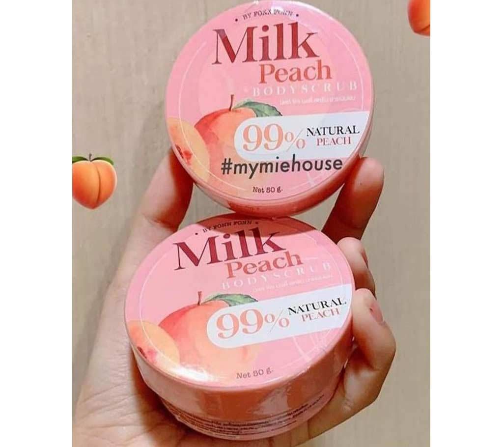 Milk Peach Body Scrub-60gm-Thailand 