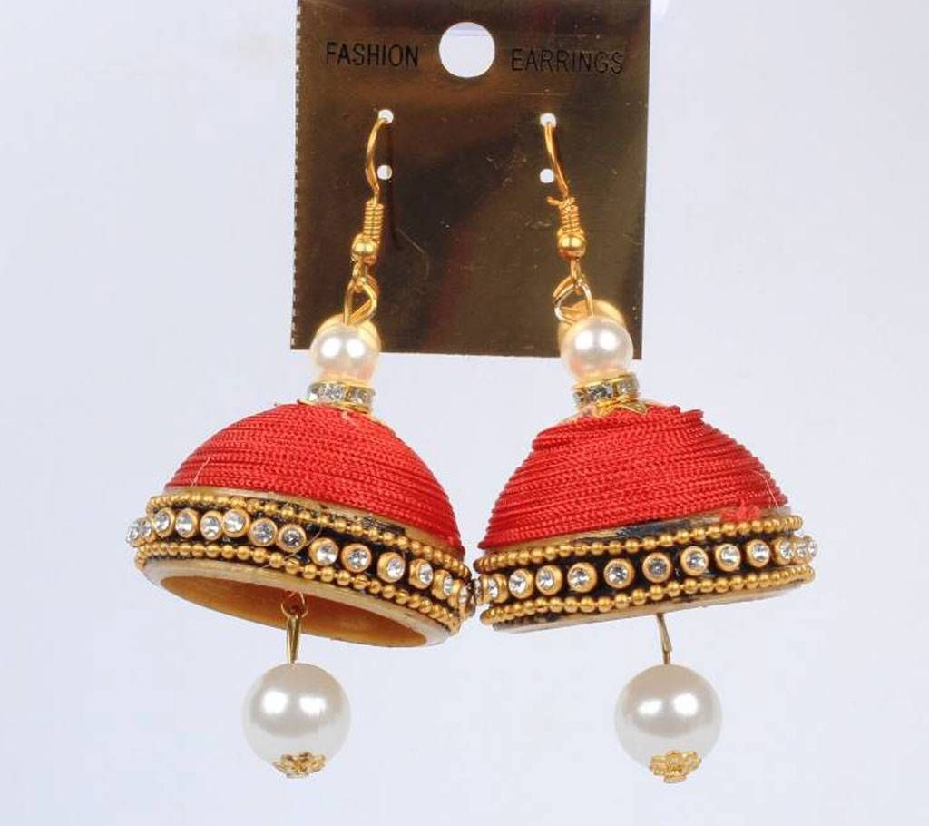 Thread work Jhumka Earring