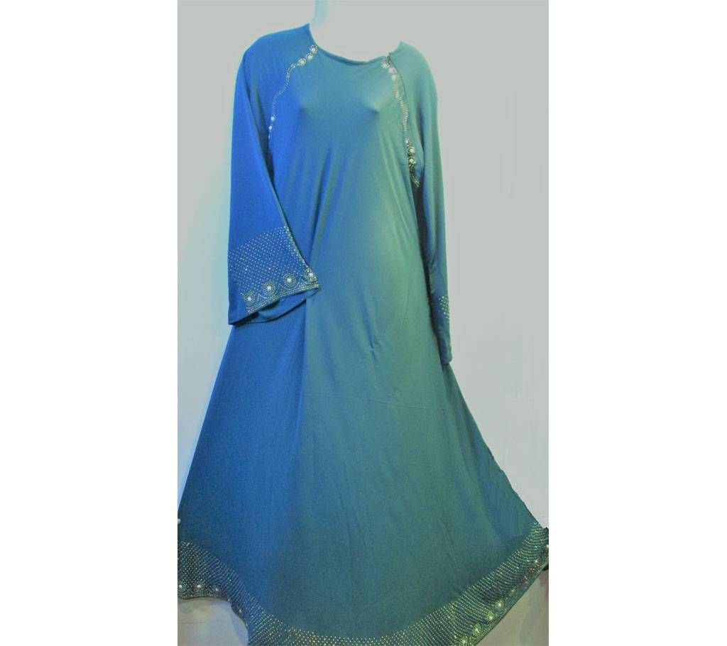 Ladies Diamond Georgette New Pearl Borka