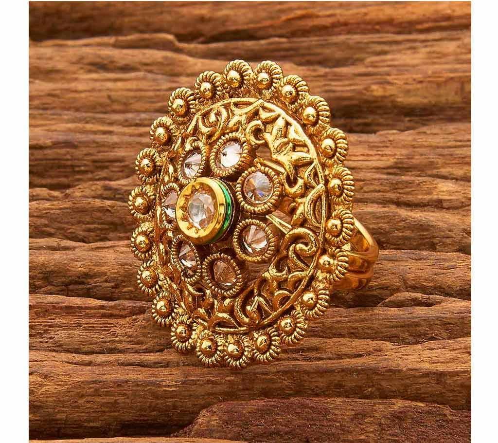 ANTIQUE CLASSIC RINGS WITH GOLD PLATING 17864 (by Pink Point - KJ17864)