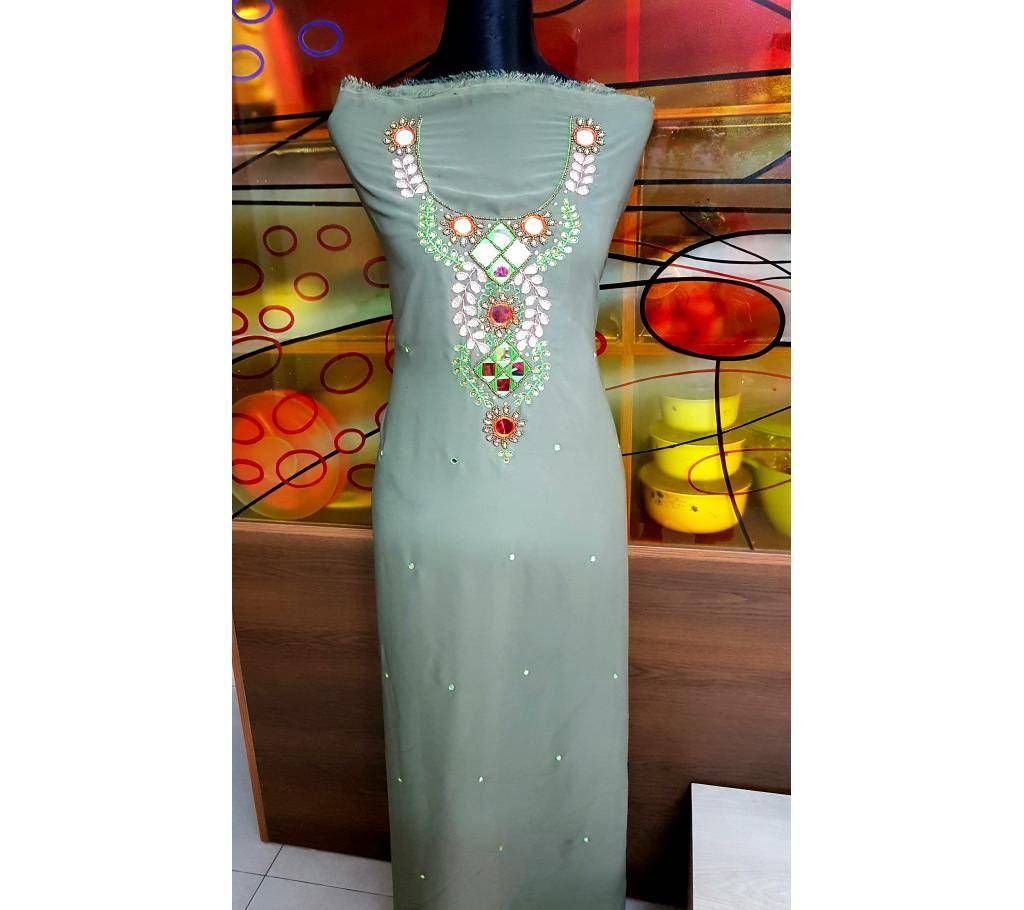 Exclusive Designer Karchupi Work 1 piece kamiz