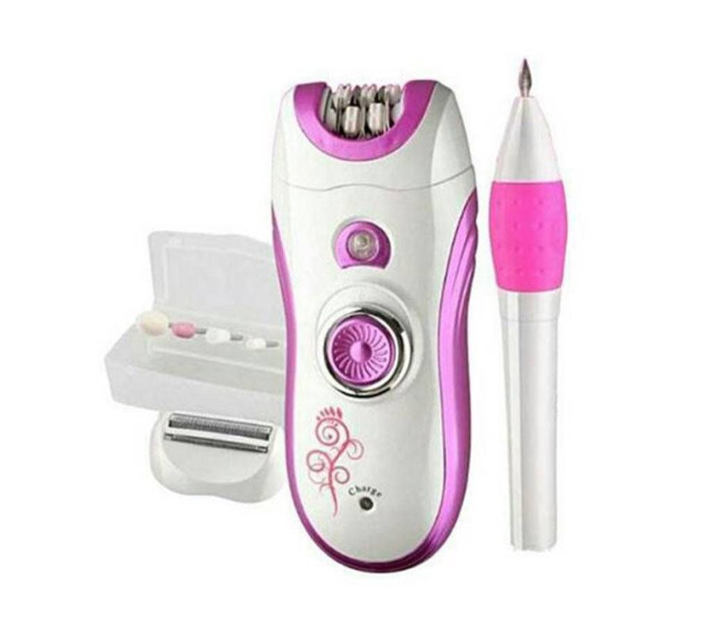 Kemei Km-3026 Ladies Shaver White and pink