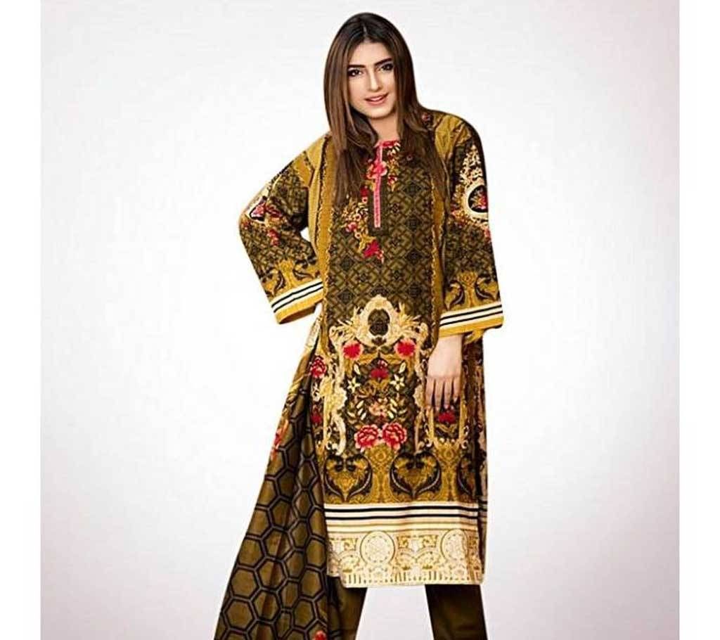 Unstitched Cotton Pakistani Lawn