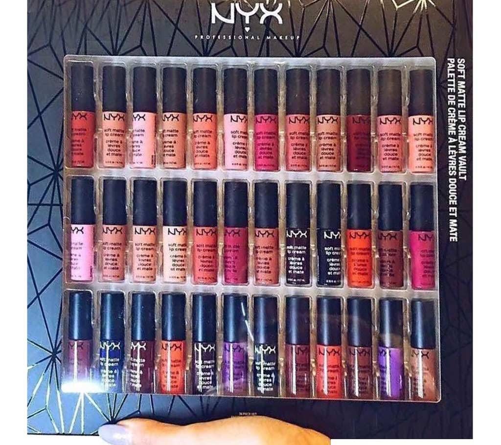 NYX Soft Matte Lip Cream Vault Set - 36 colors - NEW Limited Edition China