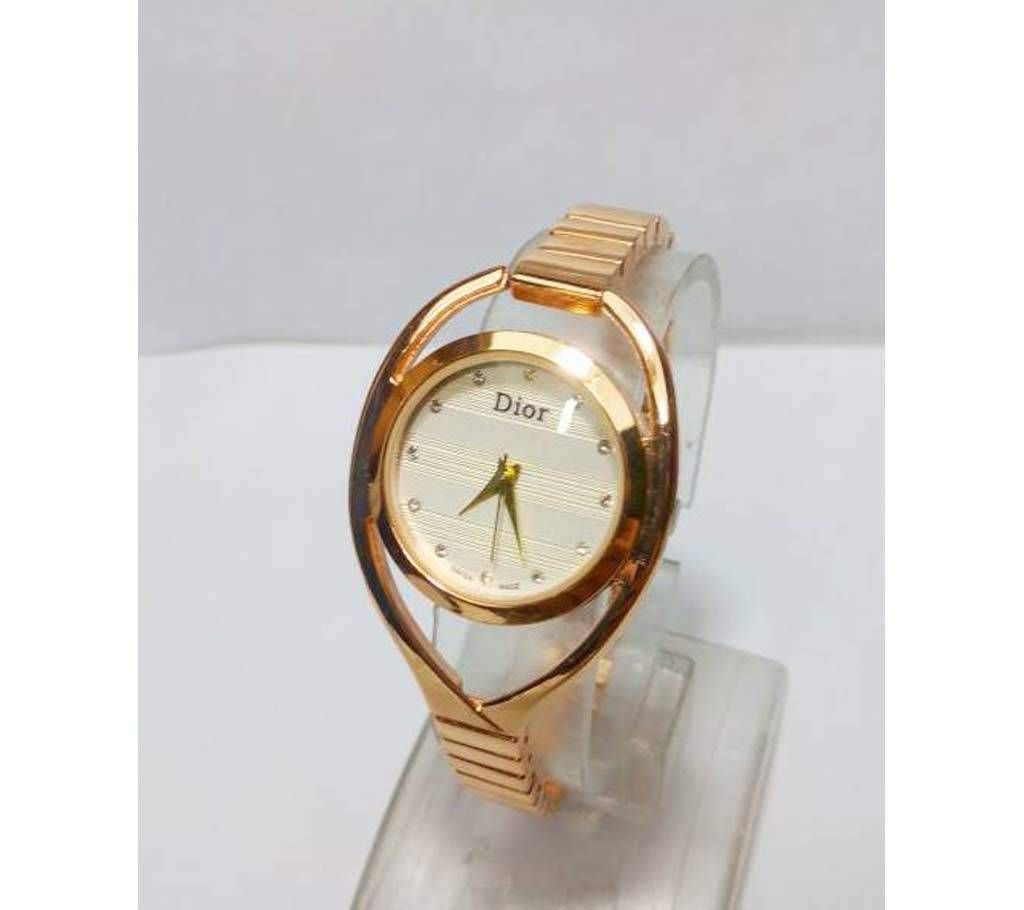 DIOR SLIM GOLD PLATED LADIES WRIST WATCH