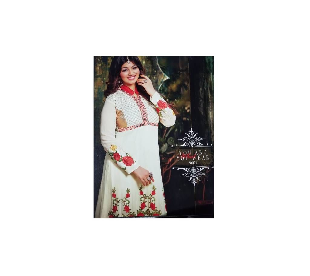 Original Unstiched Embroidery  Jorjet Salwar Kamij