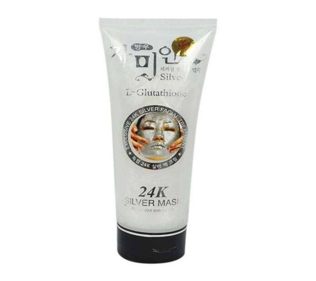 24K Silver Peeling Off Facial Mask - 200ml UK