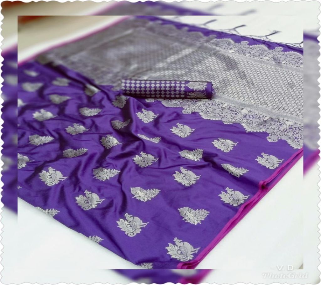 Silk weaving PURE AND SOFT Sarees