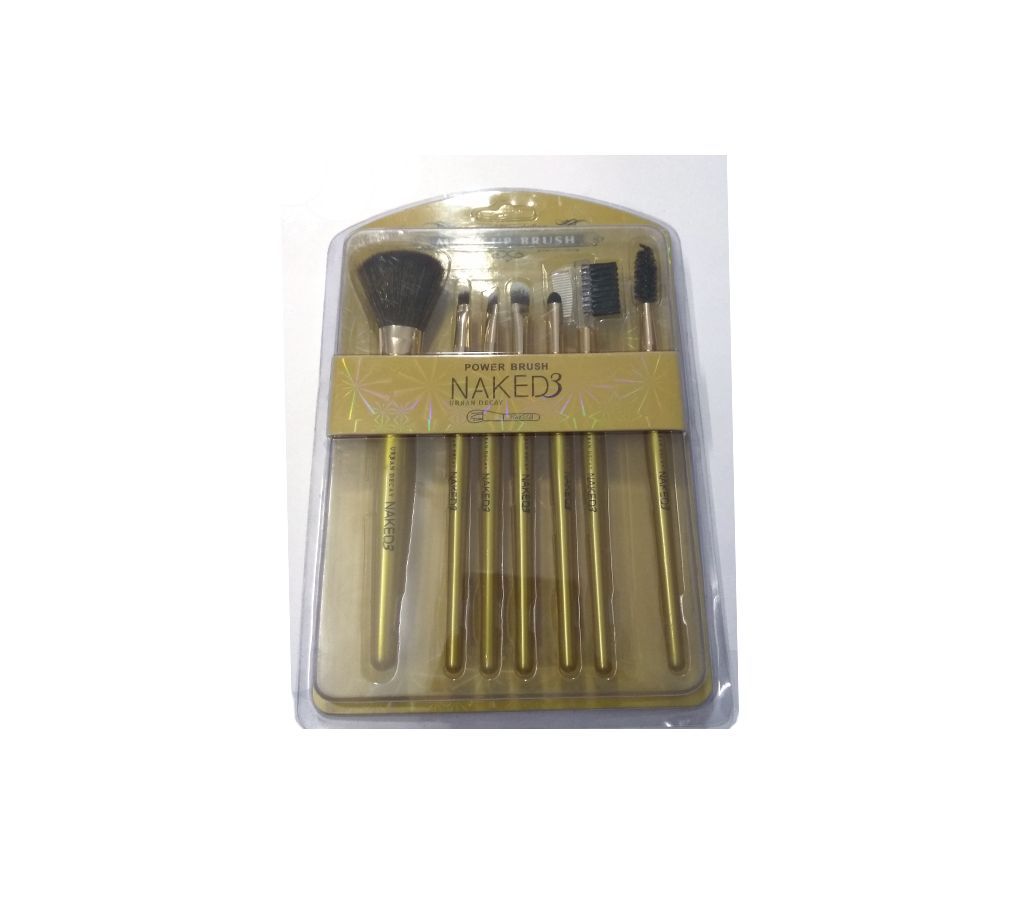 Urban Decay Naked 3 Professional Power makeup Brush (Pack of 7)