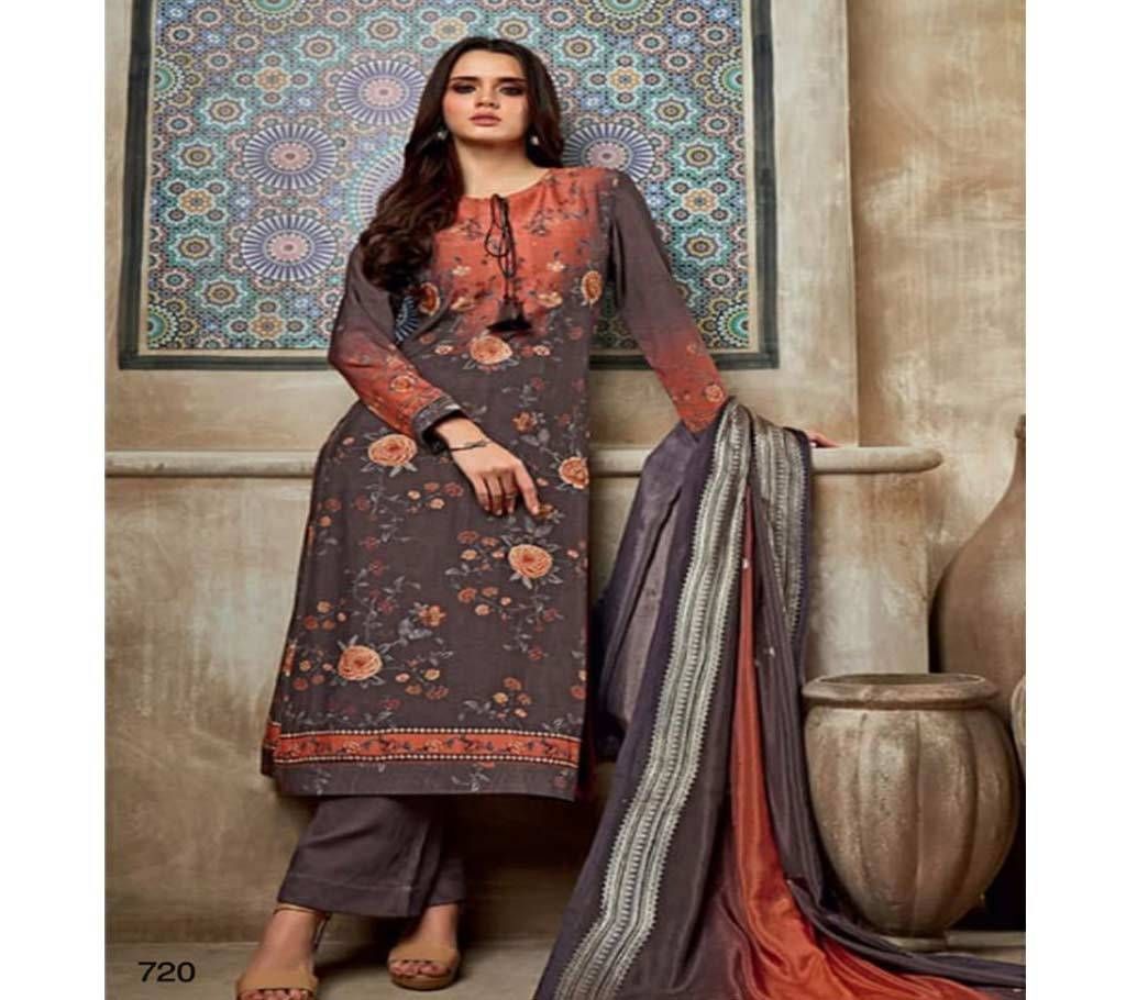 Sarg Shiny Gems - 720 Unstitched Georgette silk Suit