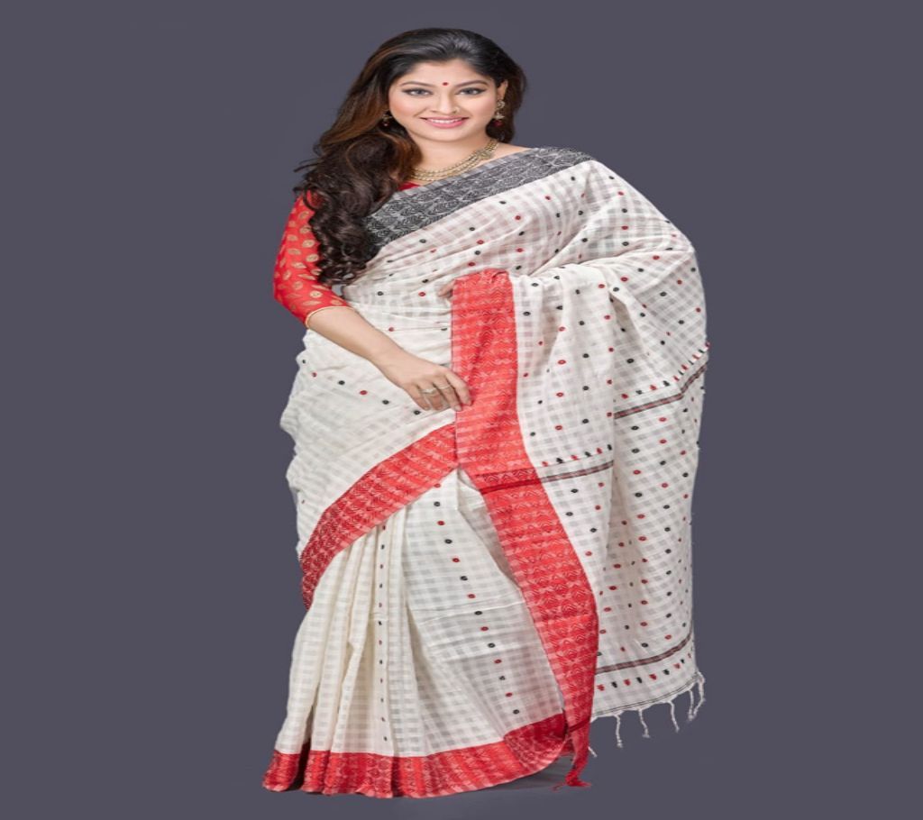 Tangail Khadi Cotton Saree