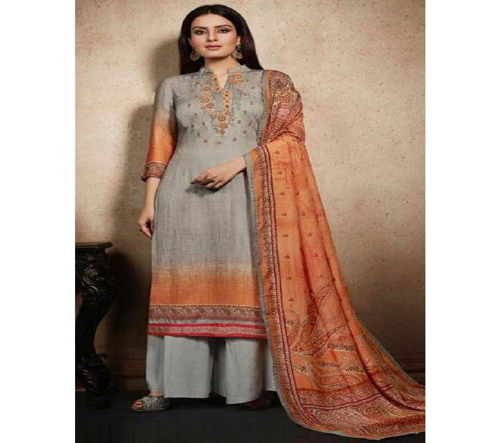 Sajjan Relssa Karin Embroidery Three Piece - 5006