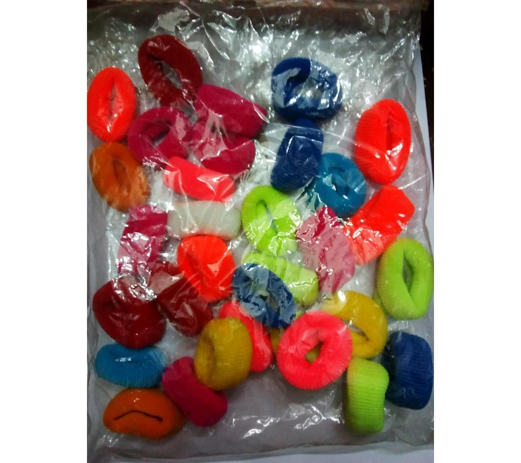 Rubber Hair Band pack of 100pcs 