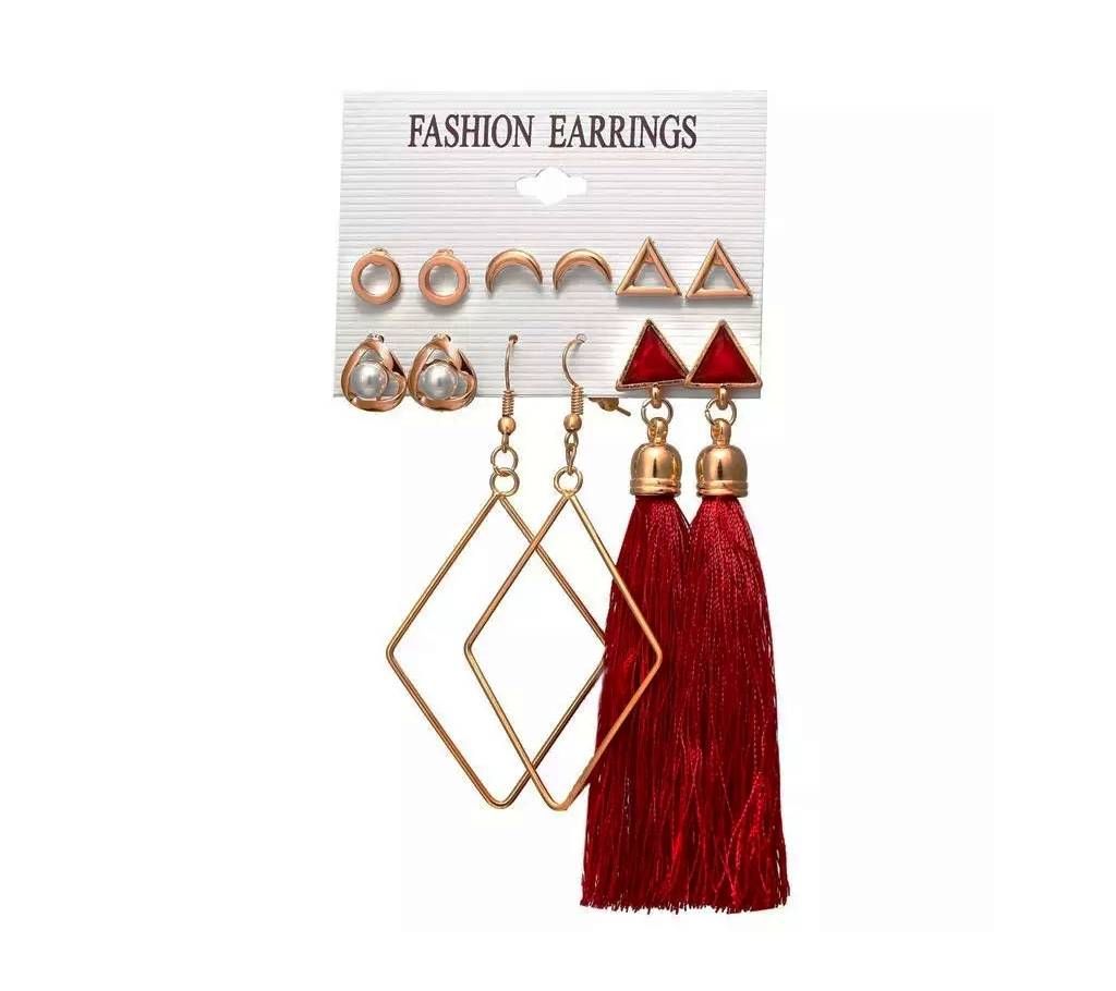6 pcs Earring set