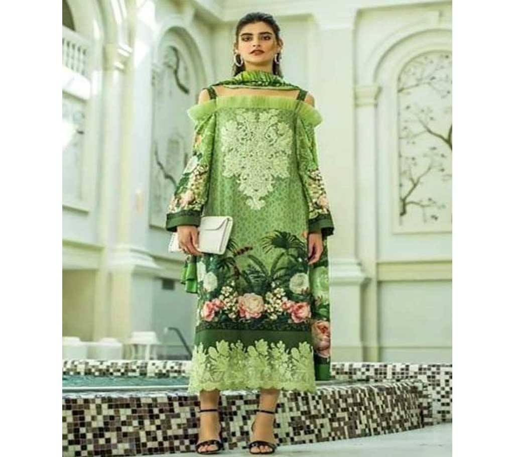 Unstiched Pakistani Cotton 3 pieces
