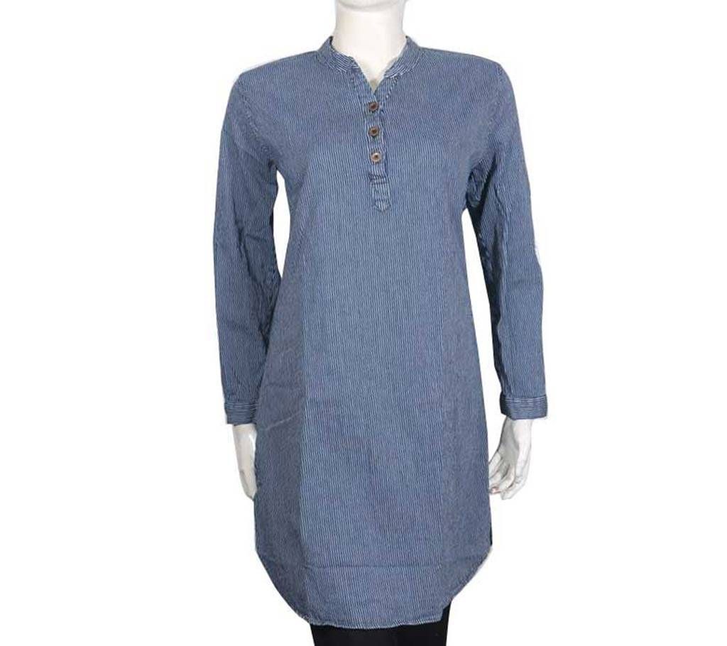 Denim  Long Kurti for Women