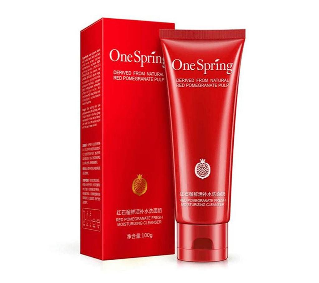 Onespring Red pomegranate Face was-100gm-China 