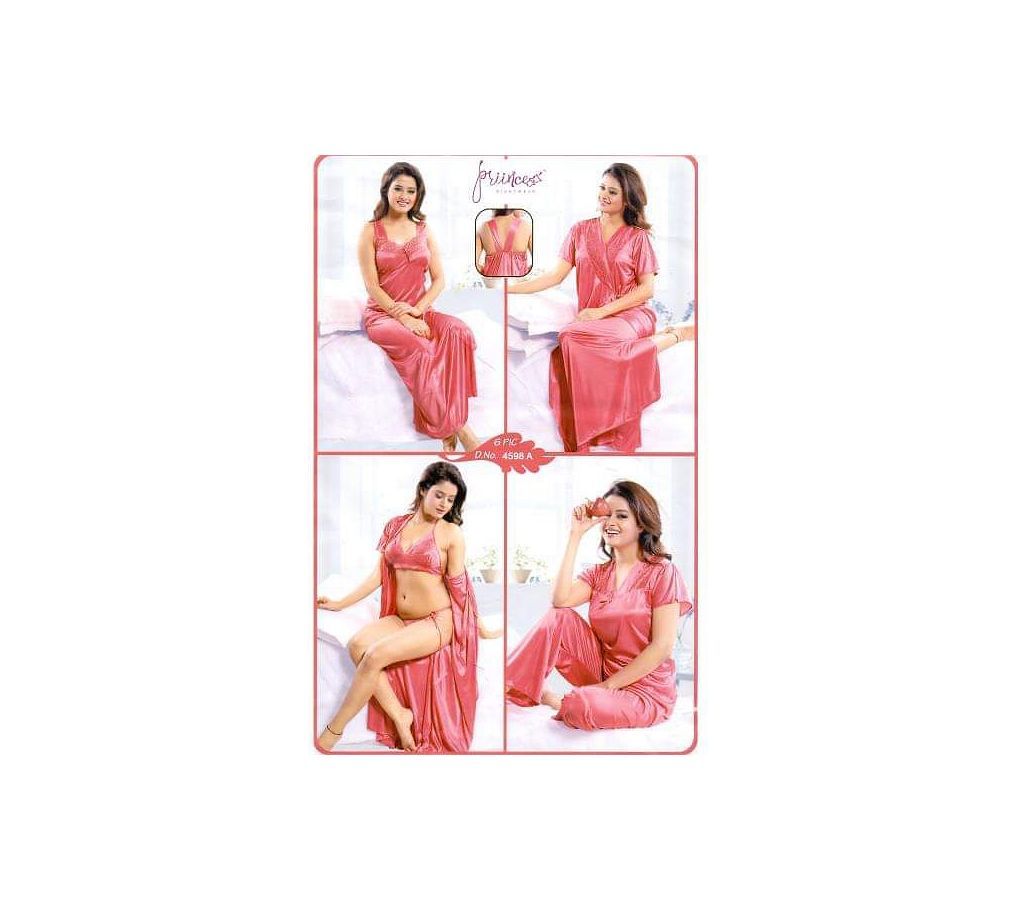 Fashionable Six Part Night Dress from For Women ND6-06