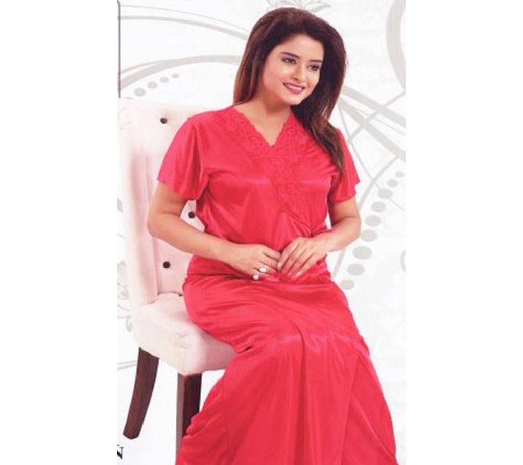 Fashionable Two Part Nighty-9009 DKRN