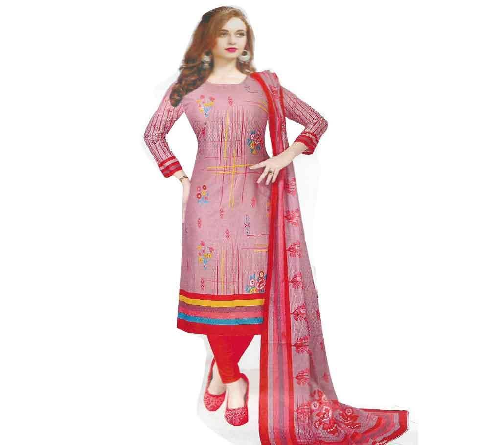  Unstitched Printed Cotton Three Piece1330