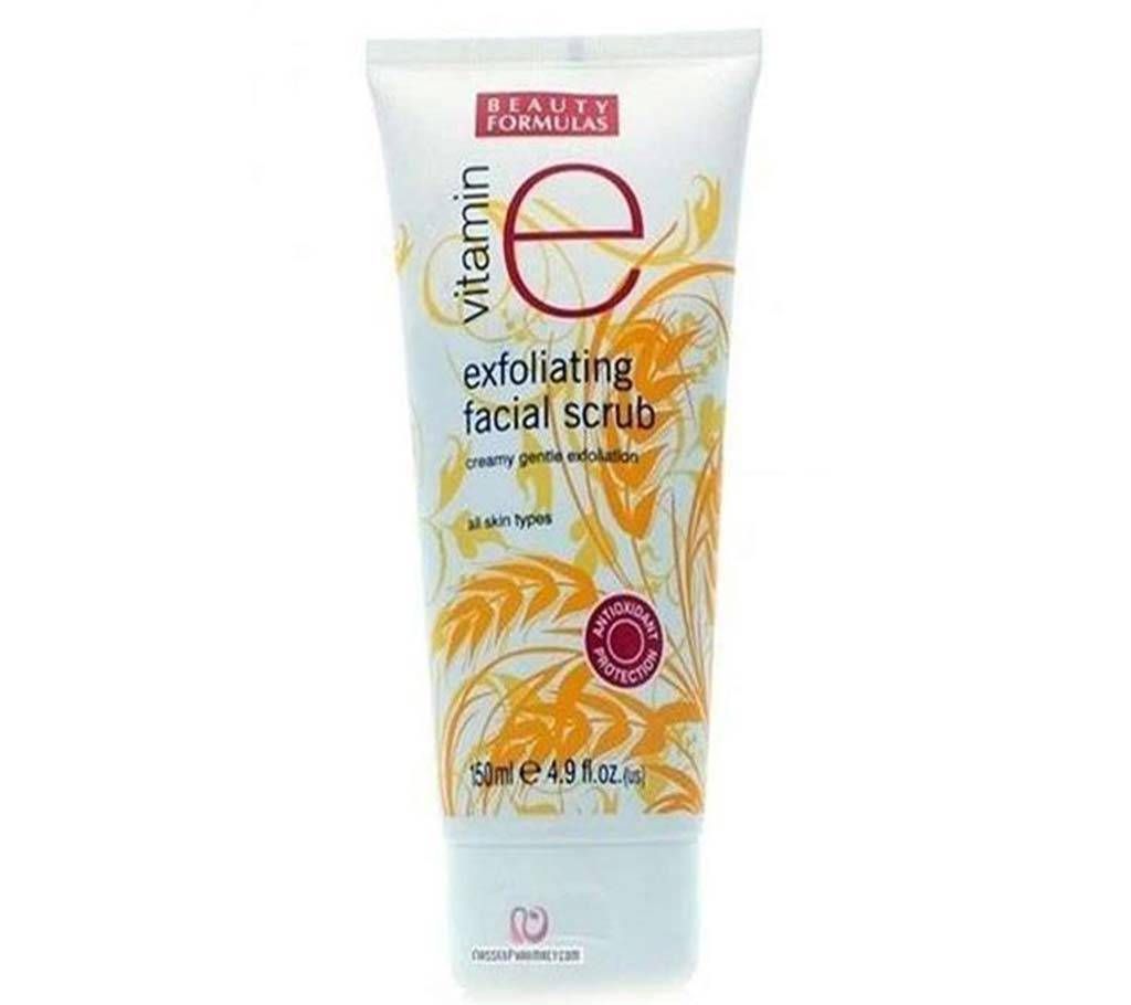 Beauty Formulas Vitamin E Exfoliating Facial Scrub 150 ml BD 