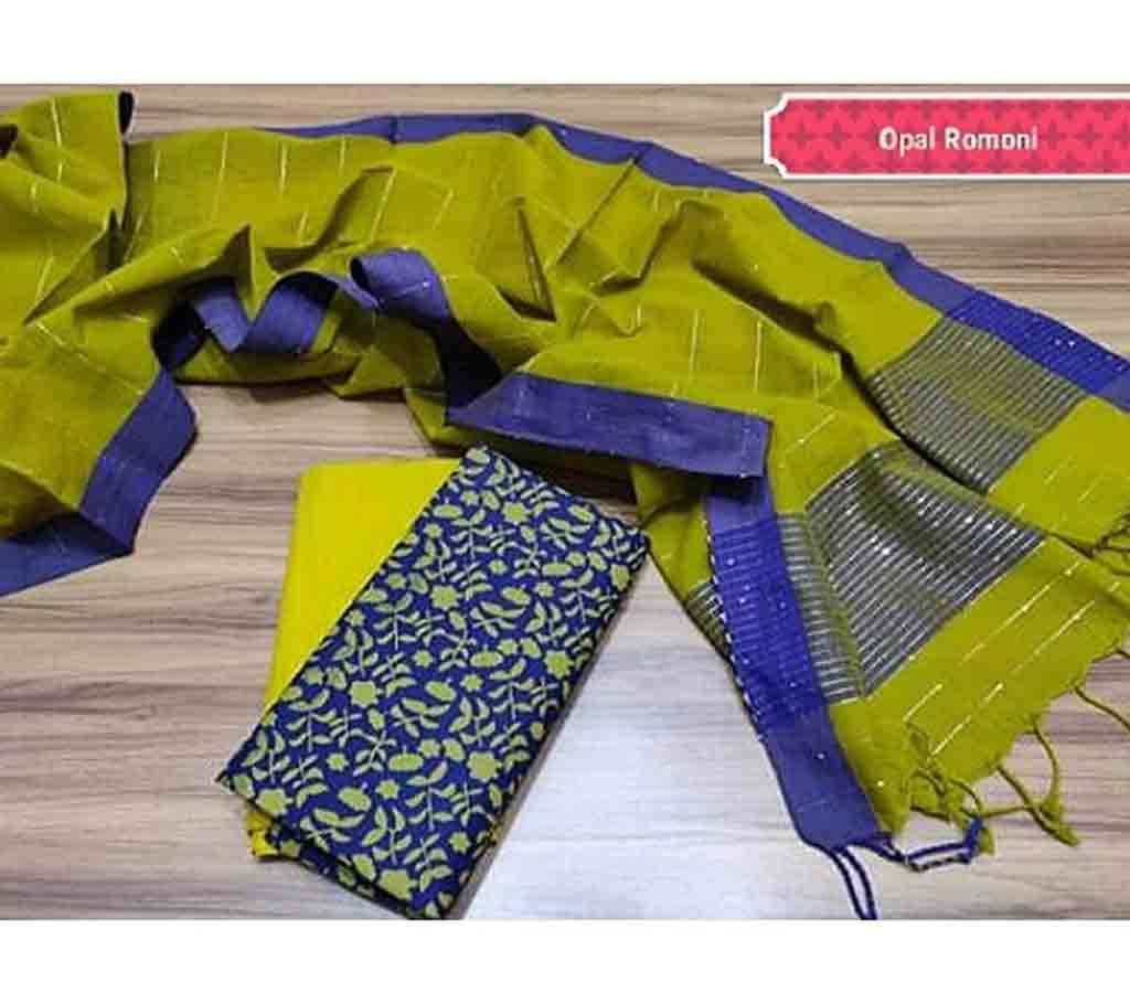Homemade Tat Original Cotton Multi Color Deshi Shalwar Kameez-85