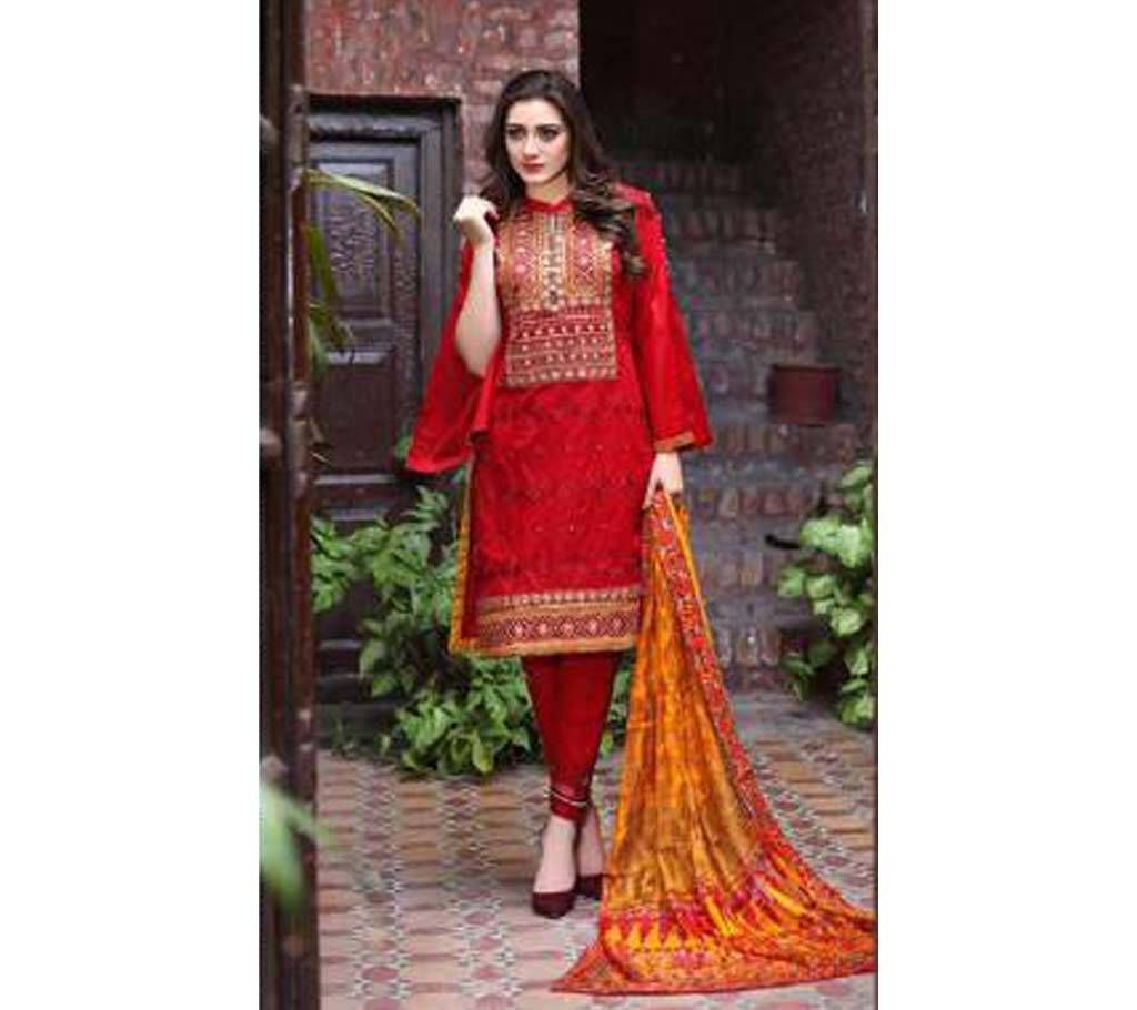 ENCHANTED Tawakkal Unstitched Embroidery Three Piece