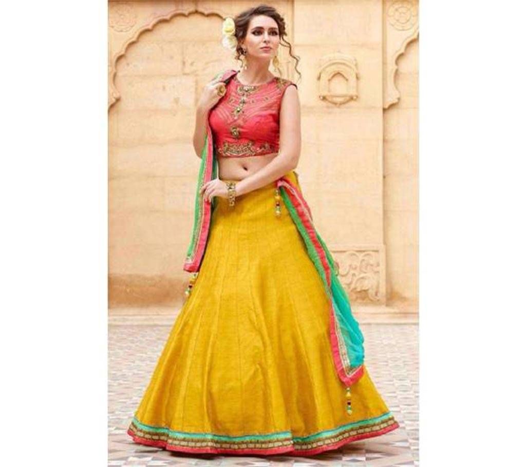 Un stitched Dhupiyan lehenga 