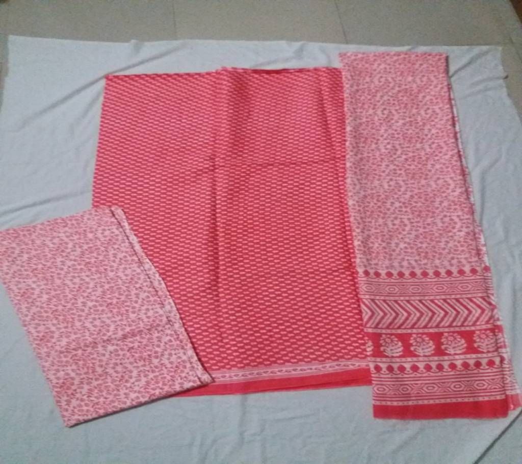 Unstitched Piony shuti three piece