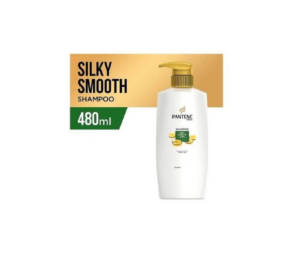 Pantene Pro-V Silky Smooth Care Shampoo 480ml - Thailand 