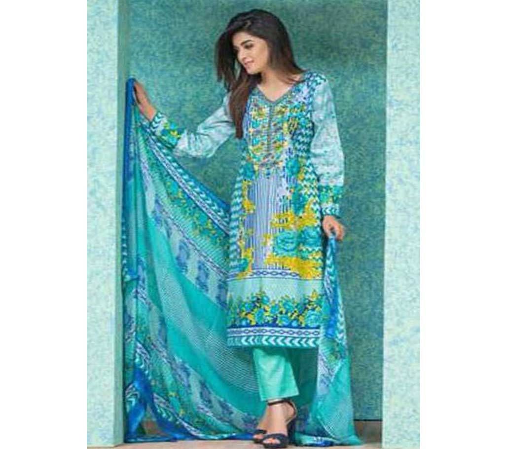 Cambric Collection Unstitched Cotton Three Piece  
