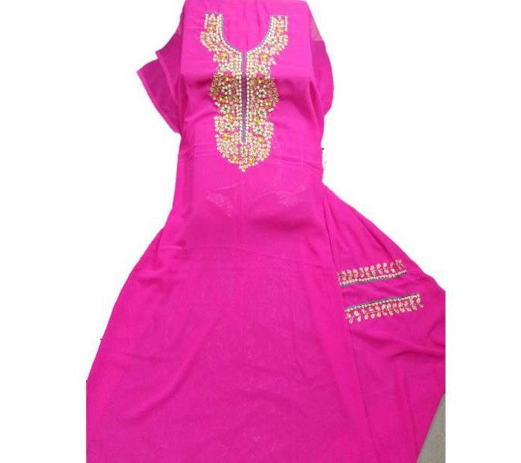 Unstitched Gotapati Work Ladies 3 Pieces