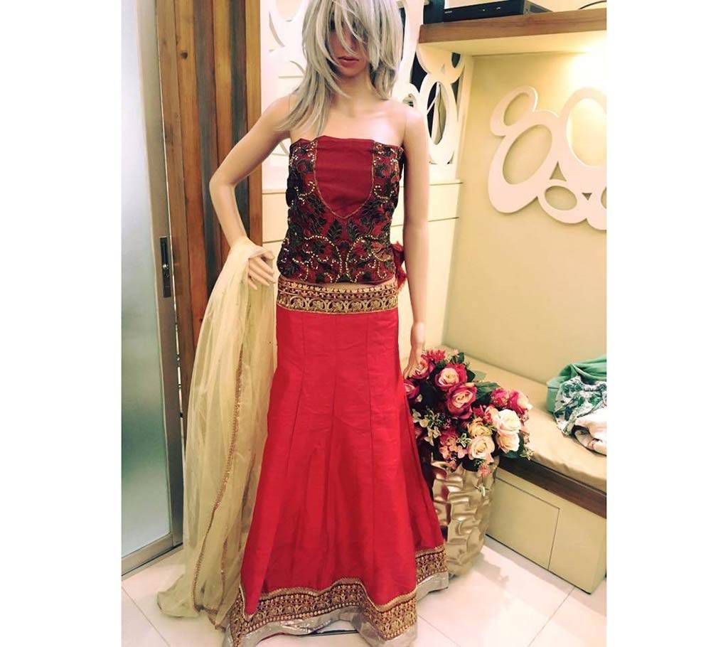 Indian semi stitched anarkoli Georgette dress- copy 