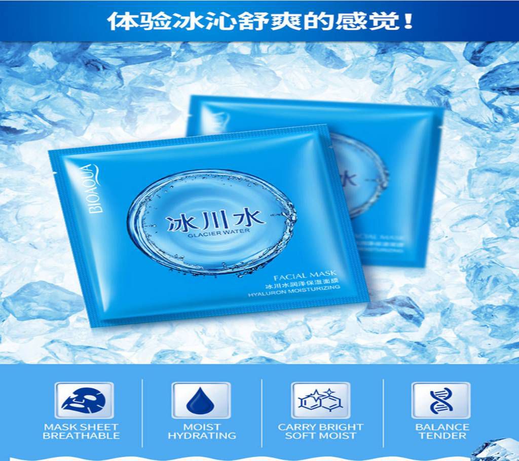 BIOAQUA Glacier Water Facial Mask 30gm - China