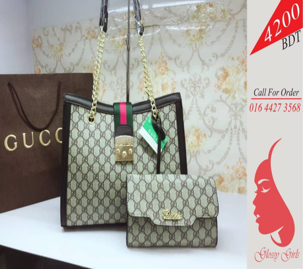 Gucci 2 in 1 ladies vanity bag copy 