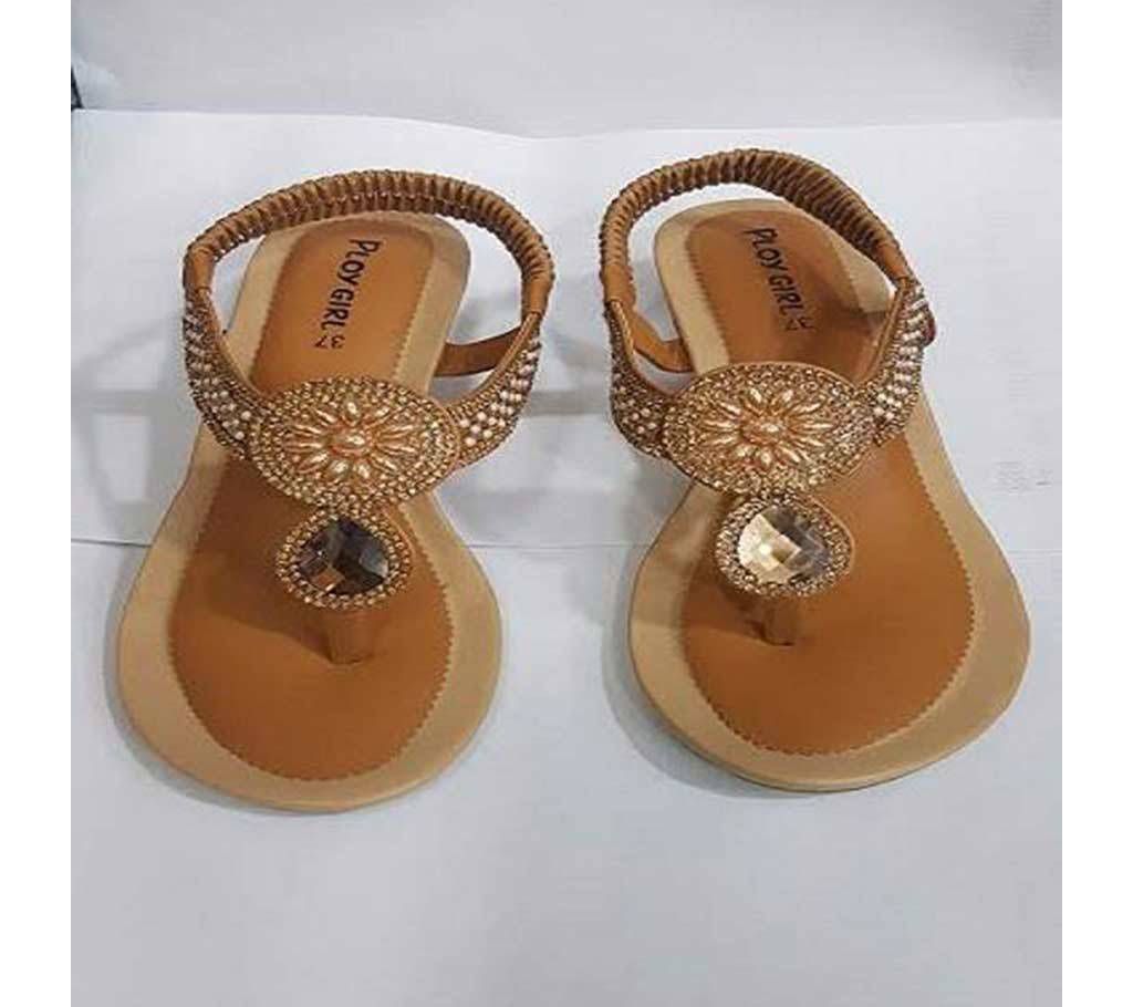 Ladies balance heel belt style sandal