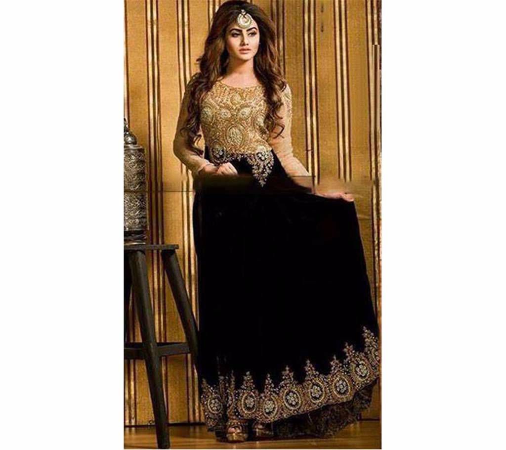 Indian Unstitched Embroidery Georgette Lehenga