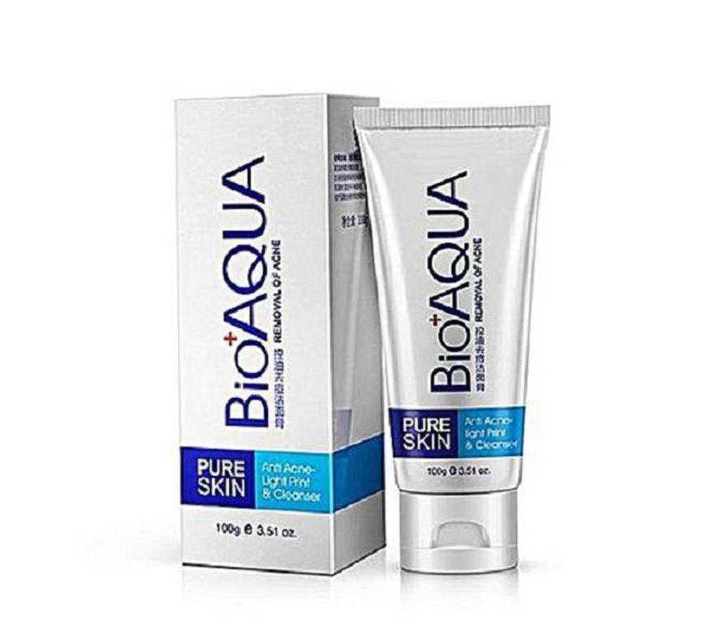 BIOAQUA Pure Skin Anti Acne Light Print and Cleaner 100g (Thailand)