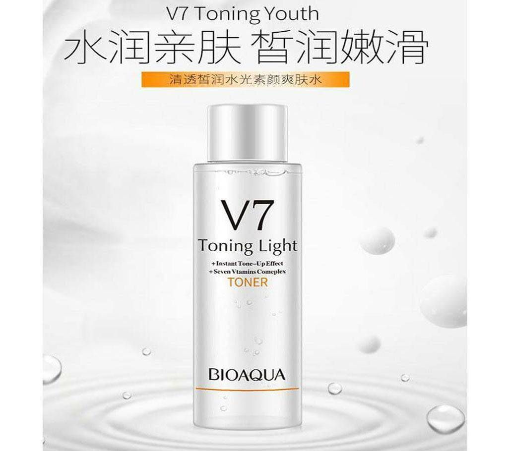 BIOAQUA v7 Vitaminus complexes Mistruizing toner Navaris Facial skin cover Facial defects water embelica Natural 1 Tamil thailand