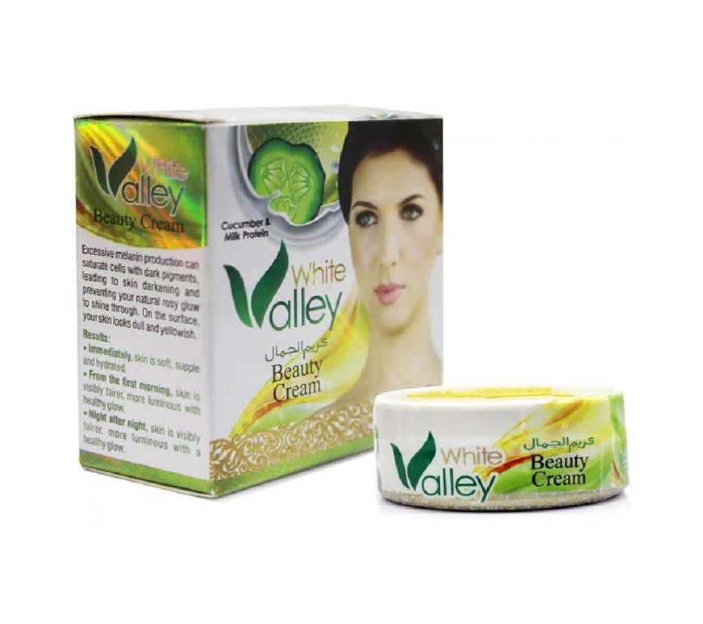 White Valley Beauty Cream with Cucumber and Milk Protein For Women And Men 16g Pakistan