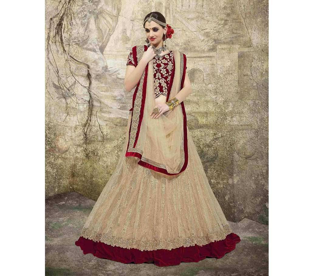 Indian Designer Velvet Lehenga- copy 